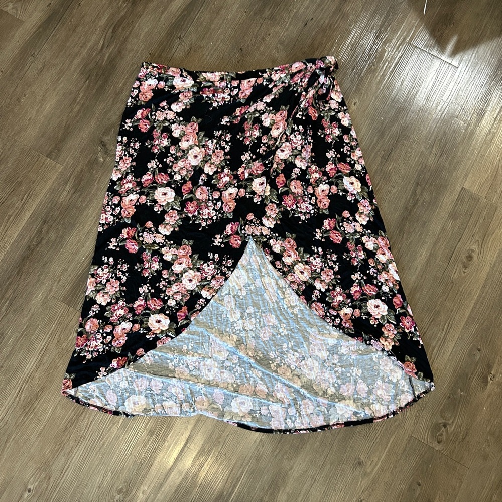 Floral Maxi Skirt 3XL